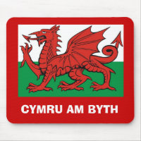 Welsh flag, "Cymru am byth", The red dragon