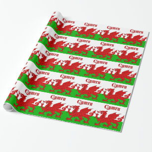 Welsh Flag Cymru Wrapping Paper
