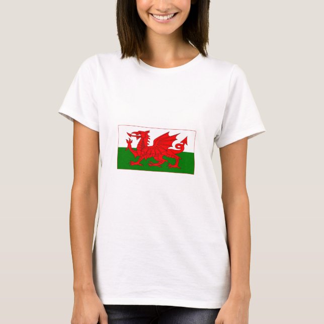Welsh flag designs T-Shirt (Front)