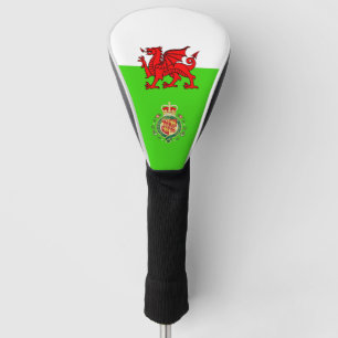 Welsh flag golf head cover