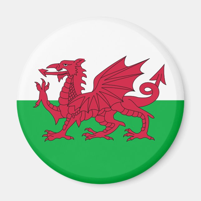 Welsh Flag Magnet (Front)