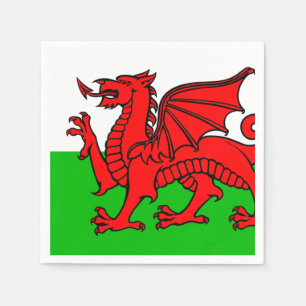 Welsh-flag Napkin