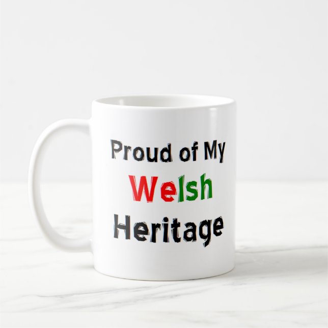 welsh heritage coffee mug (Left)