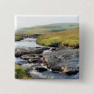WELSH LANDSCAPE 15 CM SQUARE BADGE