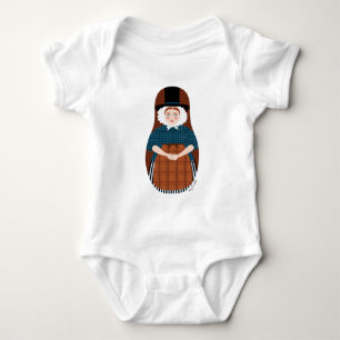 Welsh Matryoshka Baby Bodysuit