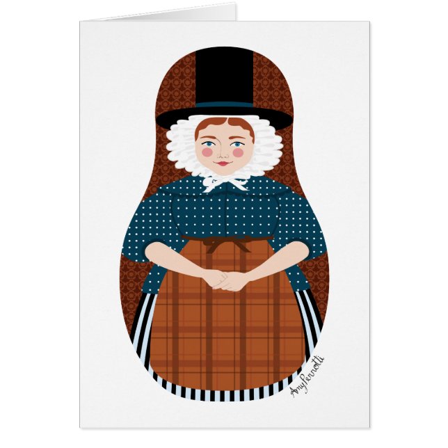 Welsh Matryoshka Card (Front)