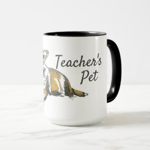 Welsh Pembroke Corgi Original Art Teachers Pet Mug