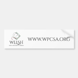 Welsh Pony & Cob Society of America Bumper Sticker