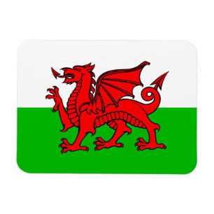 Welsh Red Dragon Wales Flag Magnet