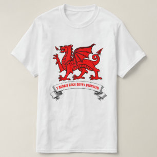 Welsh Red Dragon With Slogan T-Shirt
