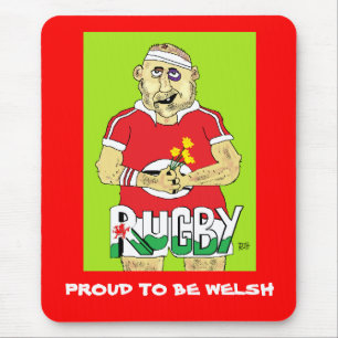 WELSH RUGBY MOUSEPAD