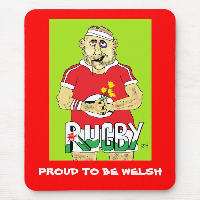 WELSH RUGBY MOUSEPAD (Front)