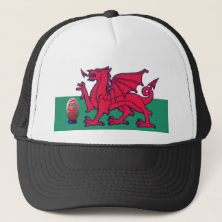welsh rugby trucker hat