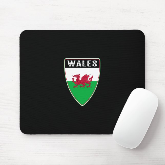 Welsh Shield Mouse Pad (With Mouse)