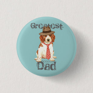 Welsh Springer Spaniel Dad 3 Cm Round Badge