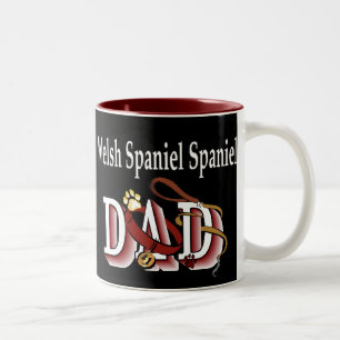 Welsh Springer Spaniel Dad Gifts Two-Tone Coffee Mug