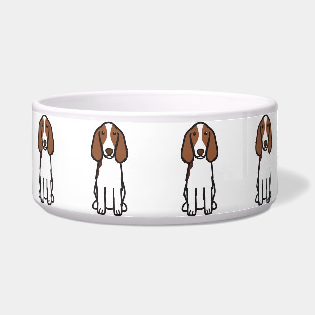 Welsh Springer Spaniel Dog Cartoon (Front)
