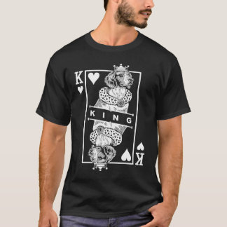 Welsh Springer Spaniel King Of Hearts Dog  Pop T-Shirt