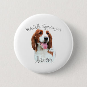 Welsh Springer Spaniel Mum 2 6 Cm Round Badge