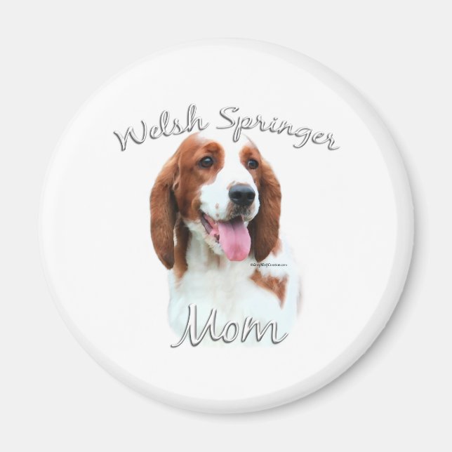 Welsh Springer Spaniel Mum 2 Magnet (Front)