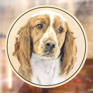 Welsh Springer Spaniel Painting - Original Dog Art