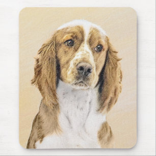 Welsh Springer Spaniel Painting - Original Dog Art Mouse Pad