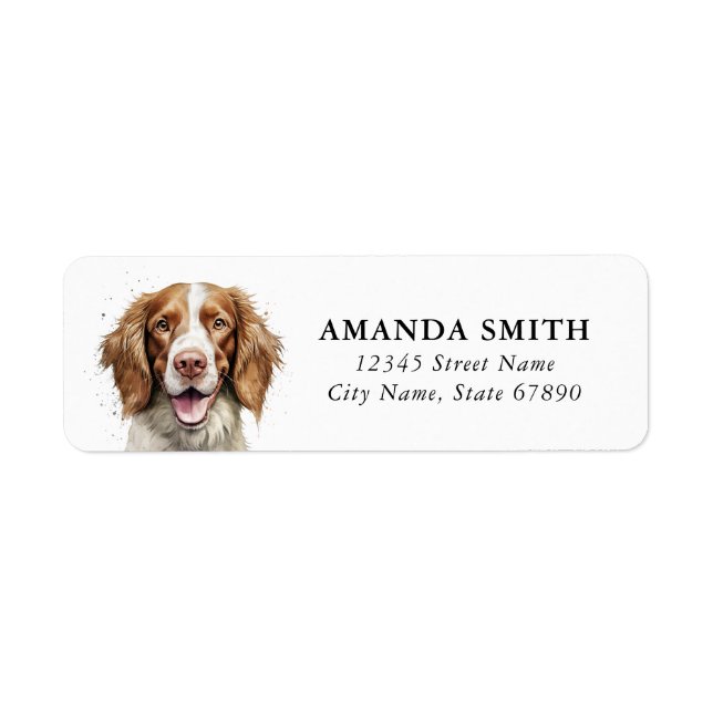 Welsh Springer Spaniel Return Address Labels (Front)