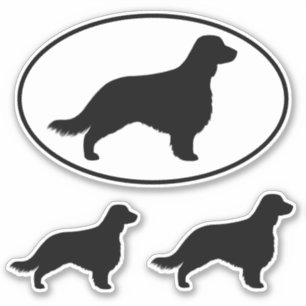 Welsh Springer Spaniel Silhouettes with Long Tail