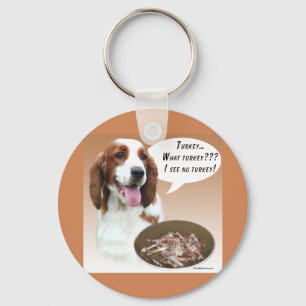 Welsh Springer Spaniel Turkey Key Ring