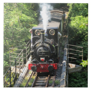 Welsh Steam Train. Ceramic Tile