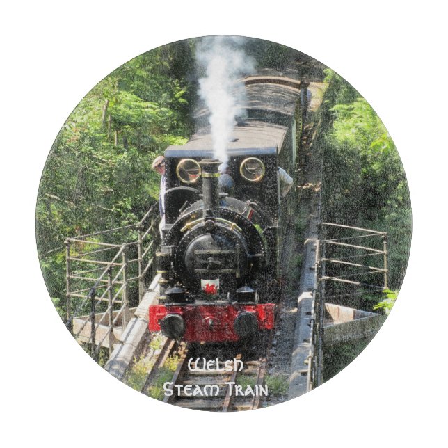 Welsh Steam Train. Cutting Board (Front)