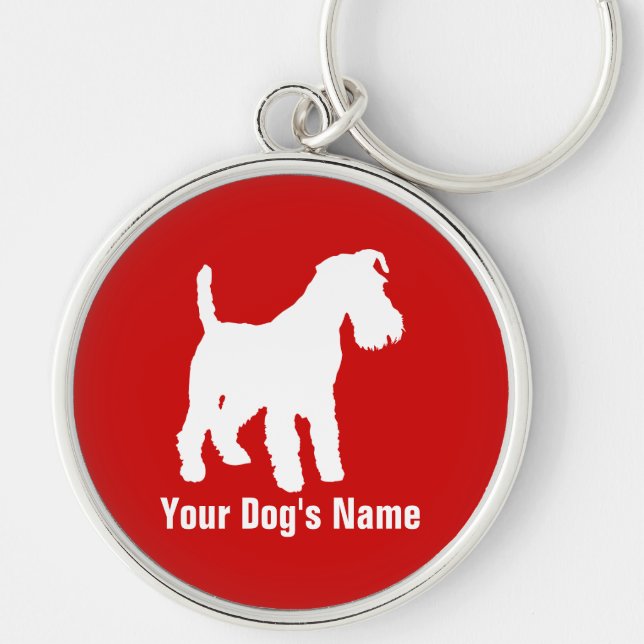 Welsh Terrier ウェルシュ・テリア Key Ring (Front)
