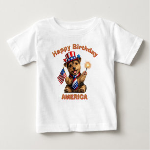 Welsh Terrier (2ae) Patriotic Kid T-Shirt