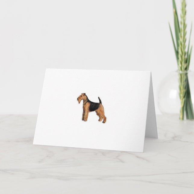 Welsh Terrier Card (Front)