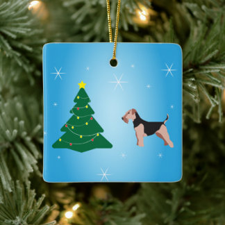 Welsh Terrier Christmas Ornament