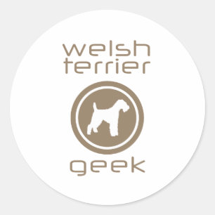 Welsh Terrier Classic Round Sticker