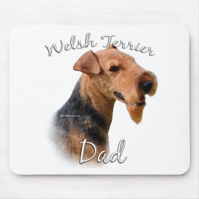 Welsh Terrier Dad 2 Mouse Pad (Front)