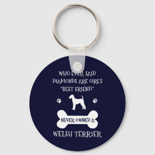 Welsh Terrier Dog Best Friend Key Ring