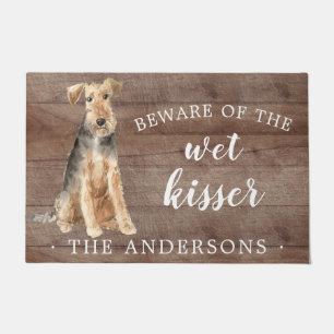 Welsh Terrier Dog Personalised Door Mat