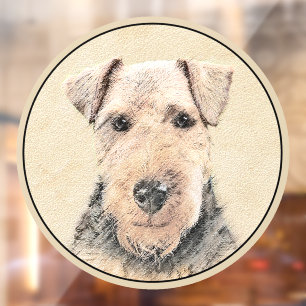 Welsh Terrier Painting - Cute Original Dog Art