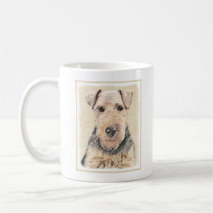Welsh Terrier Painting - Cute Original Dog Art Coffee Mug