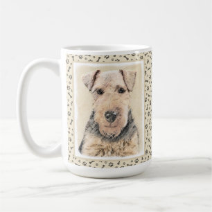Welsh Terrier Painting - Cute Original Dog Art Coffee Mug