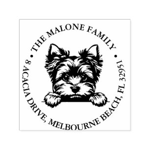Welsh Terrier Puppy Personalised Theme Self-inking Stamp