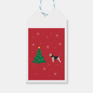 Welsh Terrier Red Gift Tags