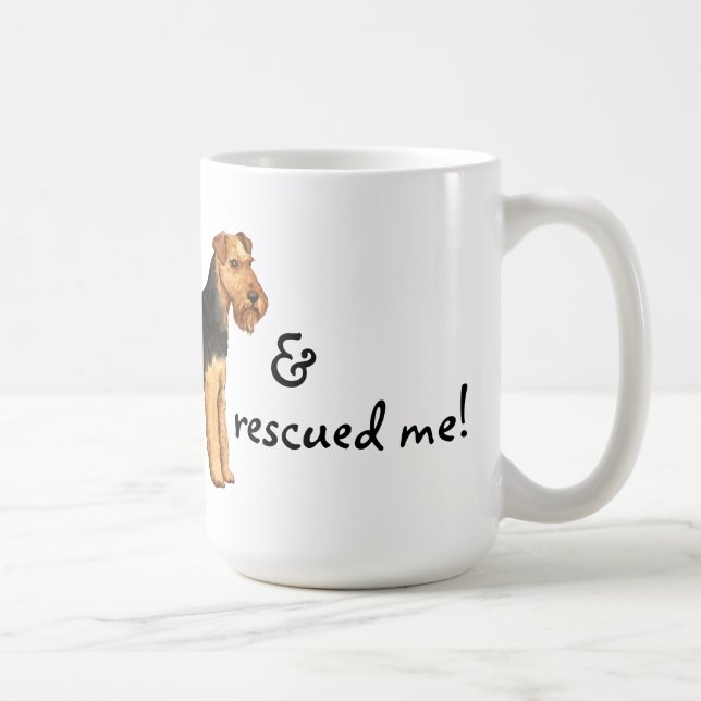 Welsh Terrier Rescue Coffee Mug (Right)