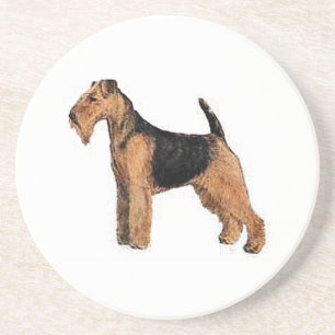 Welsh Terrier Sandstone Coaster