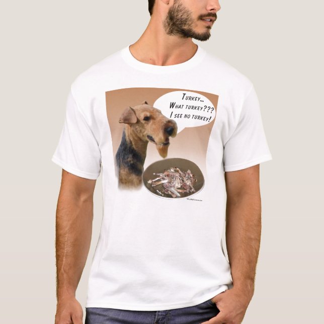Welsh Terrier Turkey T-Shirt (Front)