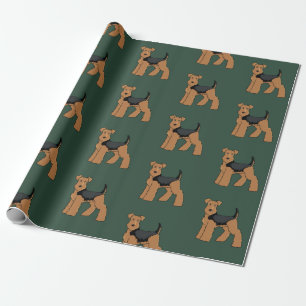 Welsh terrier wrapping paper