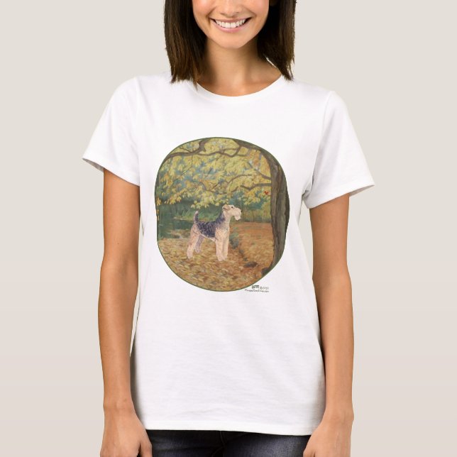Welsh Terriers Autumn Visitor T-Shirt (Front)