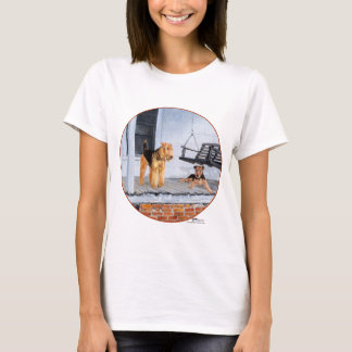 Welsh Terriers on the Porch T-Shirt